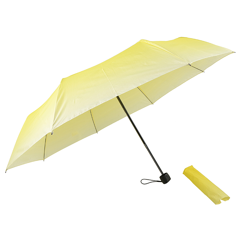 Draagbare geschenken opvouwbare kinderen geel paars regen reizen 3 opvouwbare paraplu