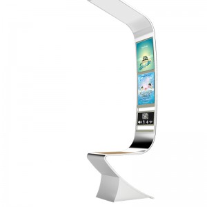 Reclameapparatuur LED-verlichting op zonne-energie Smart Bench