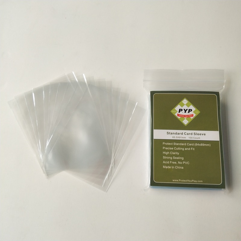 Kristalheldere pro-fit standaard kaarthoes 63,5x88 mm bordspel mouwen