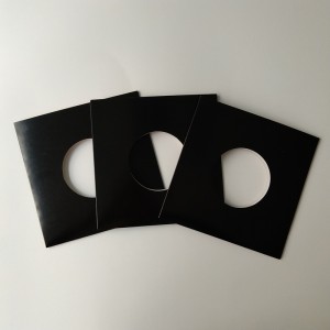 7 Inch 45 RPM 350 gram bruin kartonnen platenjack met gat