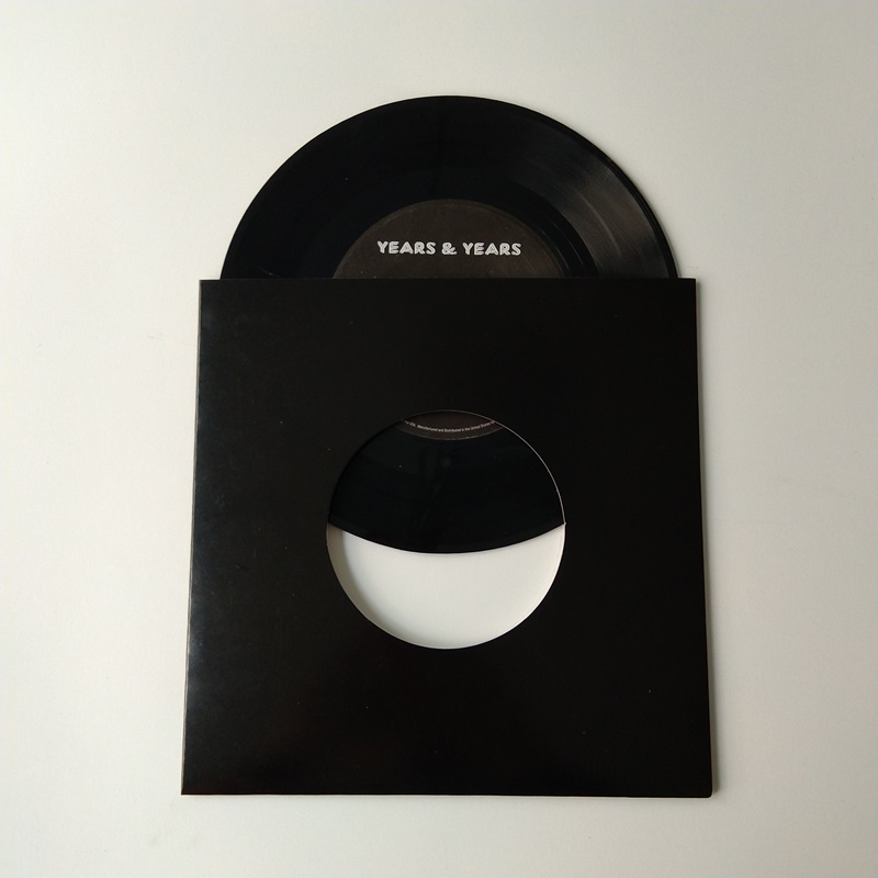7 Inch 45 RPM 350 gram bruin kartonnen platenjack met gat
