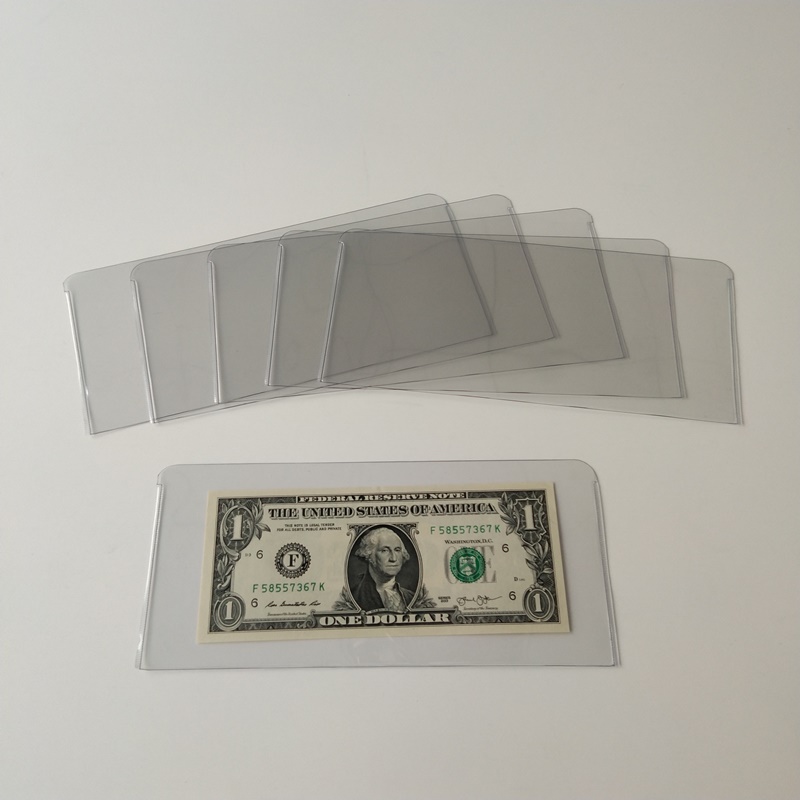 Kristalheldere valuta Bill Collector mouwen