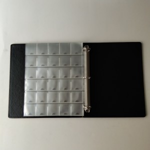 Muntverzamelaars Opslagalbumportfolio's voor gedenkmunten D-ring