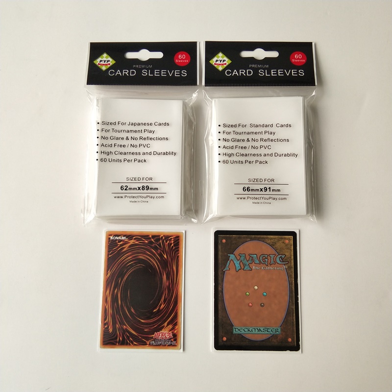 Witte matte dekbeschermers mouwen Standaard MTG Pokemon