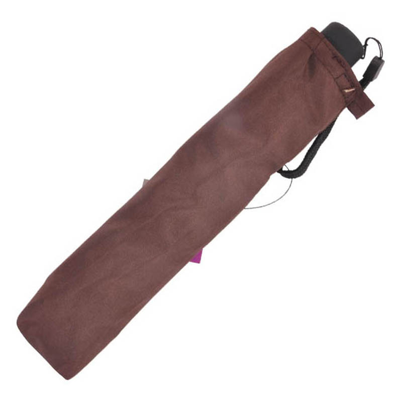 19-inch lichtgewicht reisparaplu Gemakkelijk te dragen potlood 3-voudige miniparaplu