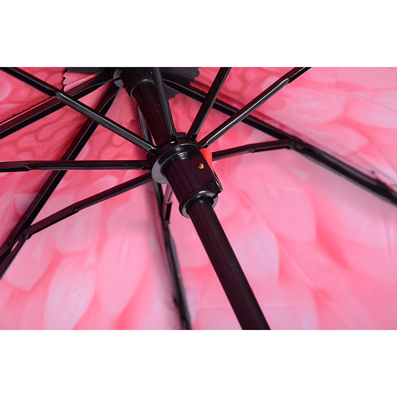 Fashion Sun beschermende bal handvat speciale paraplu outdoor 3-voudige paraplu