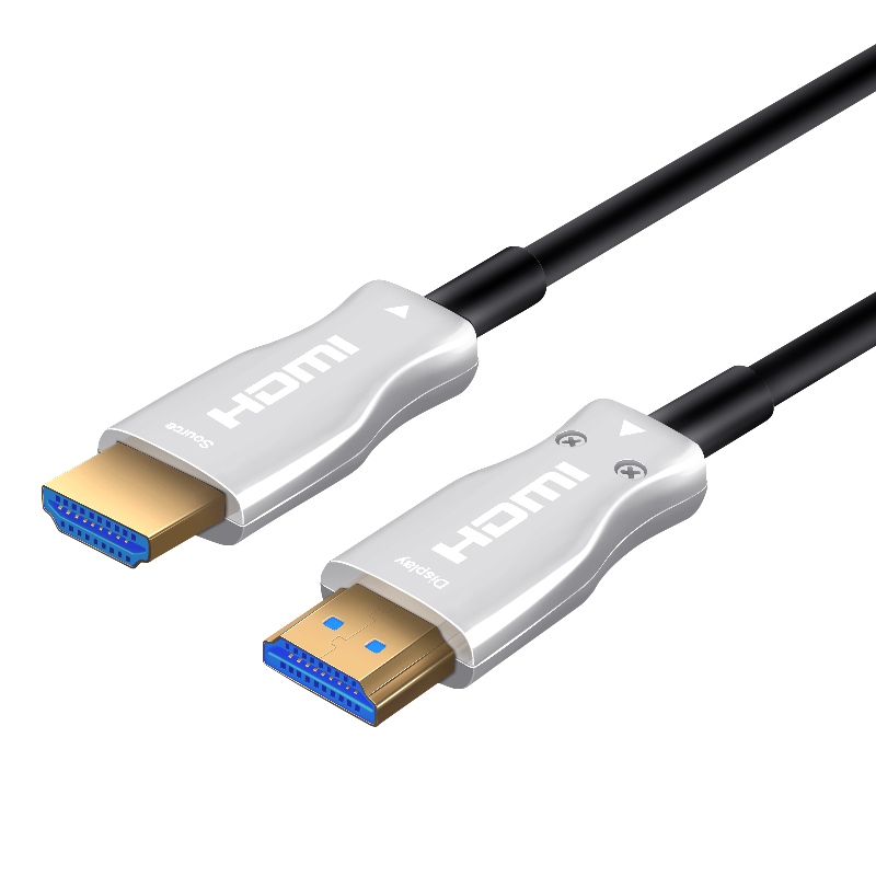 Vezel optische HDMI-kabel, HDMI 2.0 AM naar AM, 4K @ 60Hz, 18 Gps, RGB4: 4: 4 3D ARC