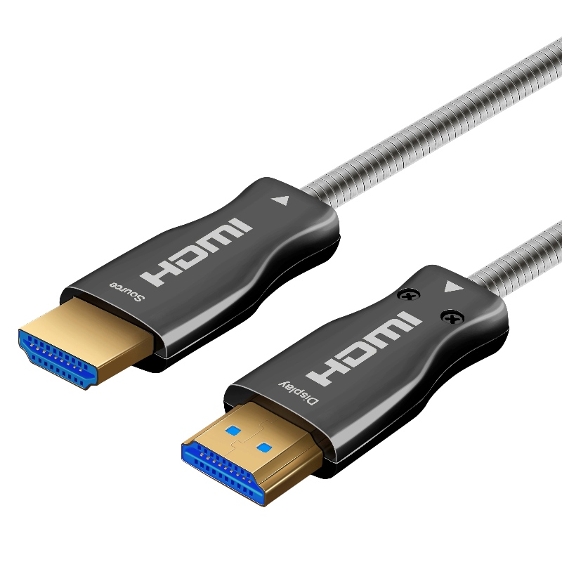 15m 49ft HDMI 2.0 18Gbps 4K 60Hz HDMI naar HDMI-kabel met vergulde glasvezelkabel