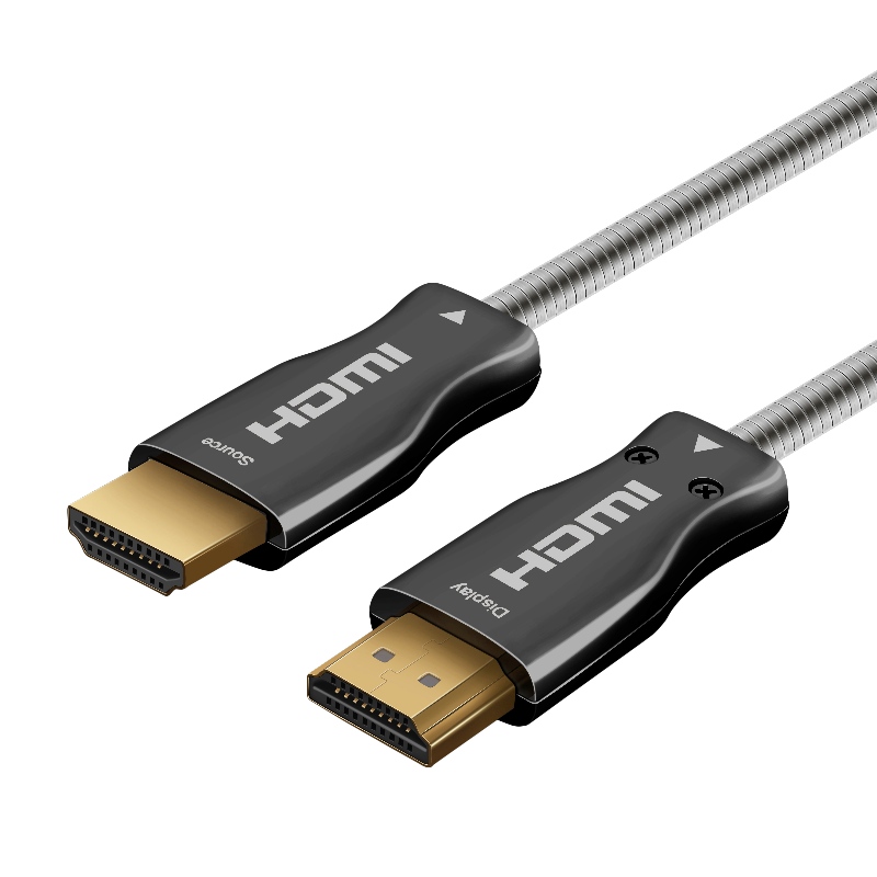 15m 49ft HDMI 2.0 18Gbps 4K 60Hz HDMI naar HDMI-kabel met vergulde glasvezelkabel