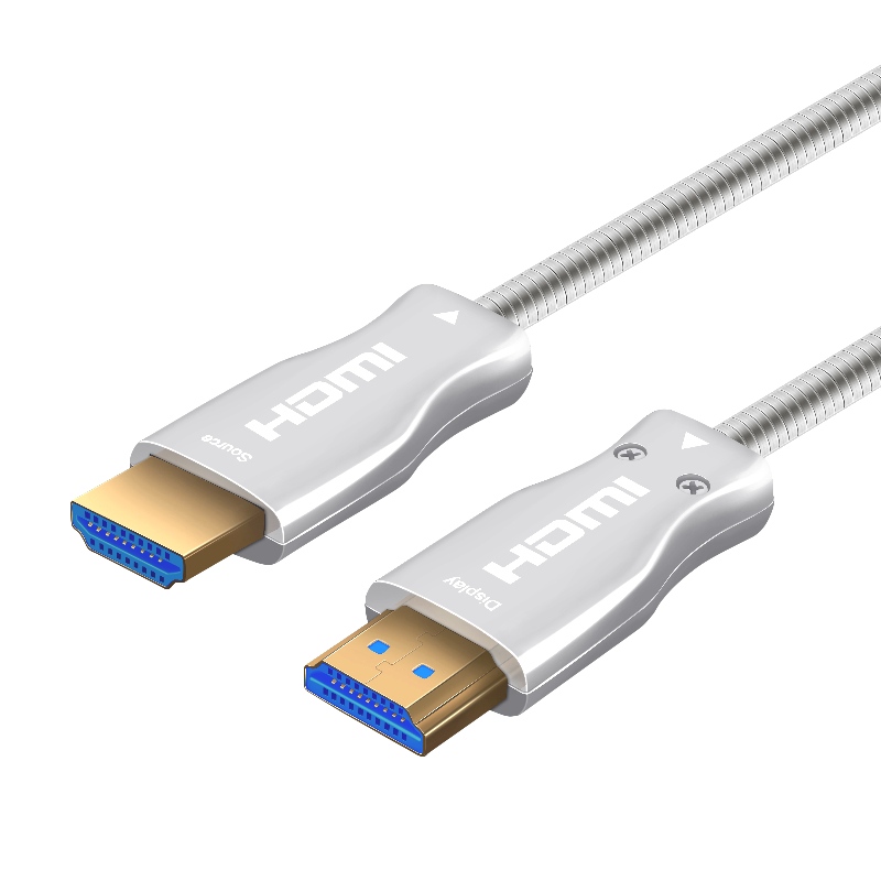 15m 49ft HDMI 2.0 18Gbps 4K 60Hz HDMI naar HDMI-kabel met vergulde glasvezelkabel