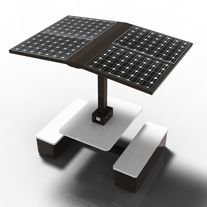 Smart Picnic Table Zonne-energie Bench Factory in China