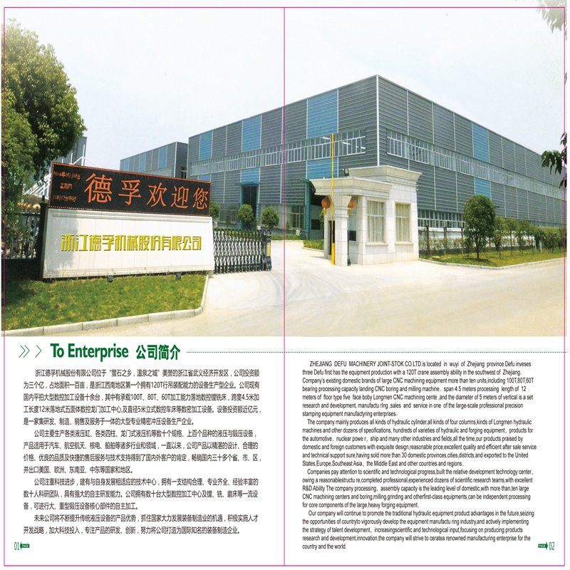 Zhejiang Defu Machinery Joint-stock Co., LTD