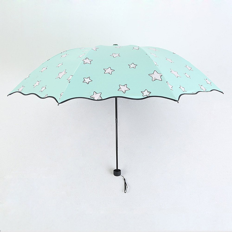 TOP gewaardeerd item kleur veranderende relatiegeschenken 3-voudige regenparaplu