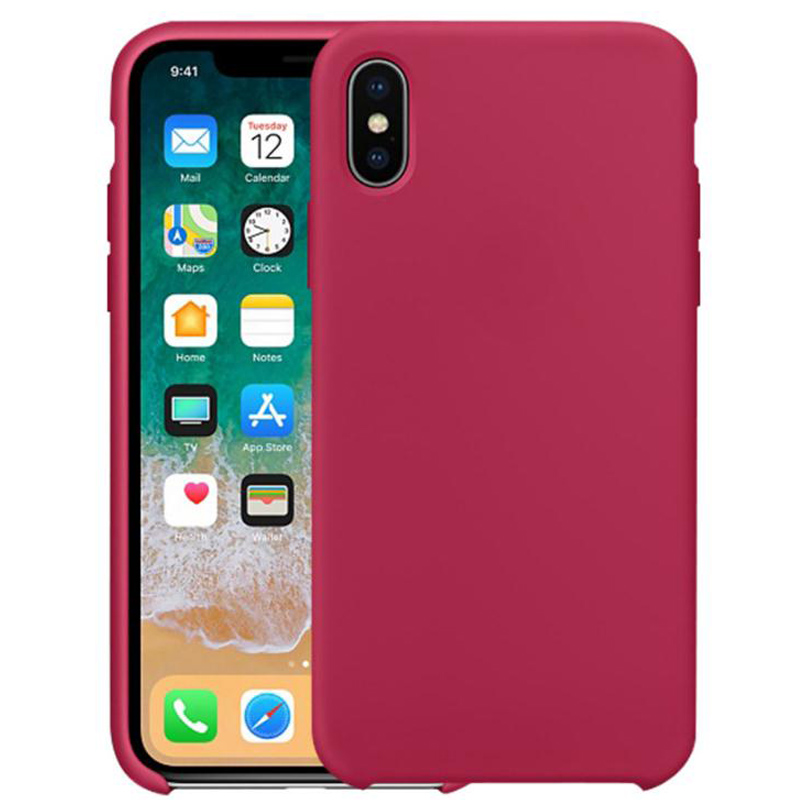 Nieuw binnen 2019 Liquid Silicone-hoesje voor iPhone Xr XS MAX-siliconen telefoonhoesje origineel met logo