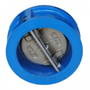 Dubbele plaat Wafer Type terugslagklep