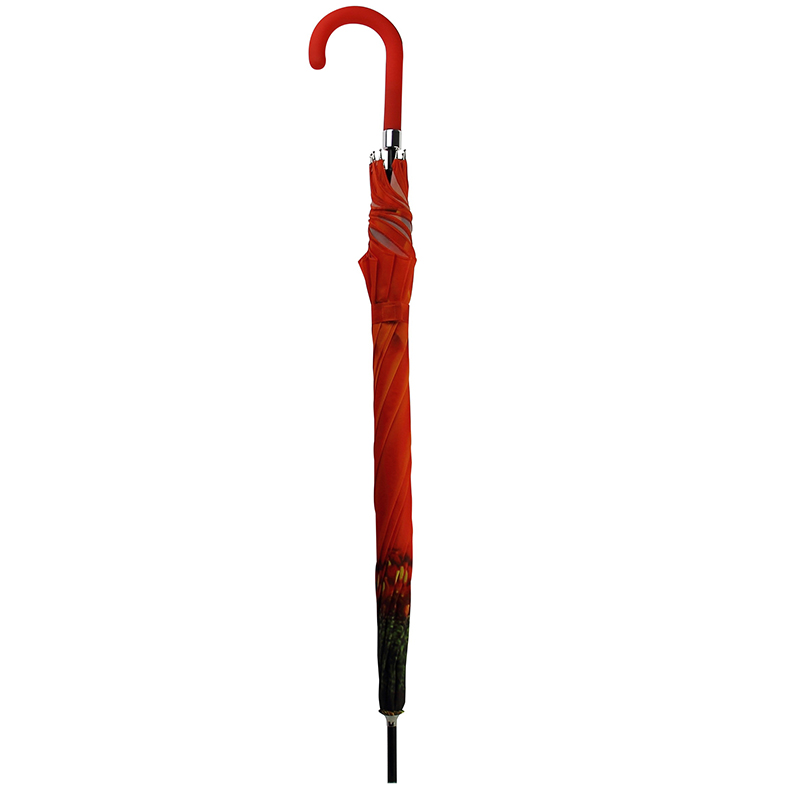 2019 23-inch bedrijfsgeschenken, cutom design bloemvorm striaght paraplu