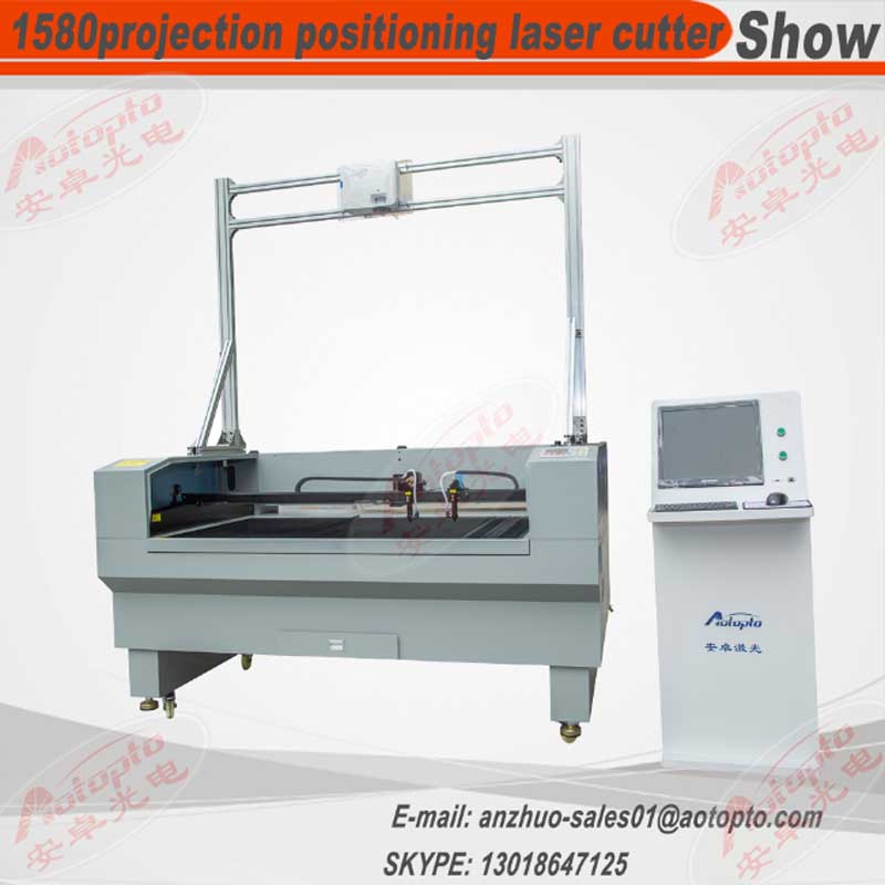 projector positionering snijmachine