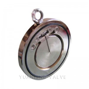 Terugslagklep met één plaat