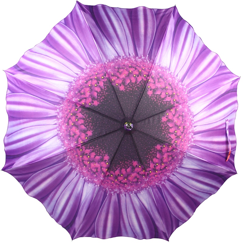Fashion Sun Parasol Auto Open Compact outdoor Rechte paraplu met logo