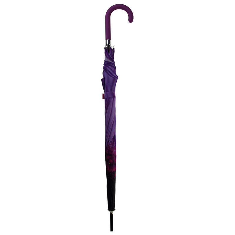 Fashion Sun Parasol Auto Open Compact outdoor Rechte paraplu met logo