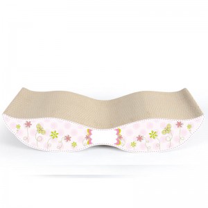 S-vorm Scratcher Bed Golfkarton Kat Huisdierenproducten