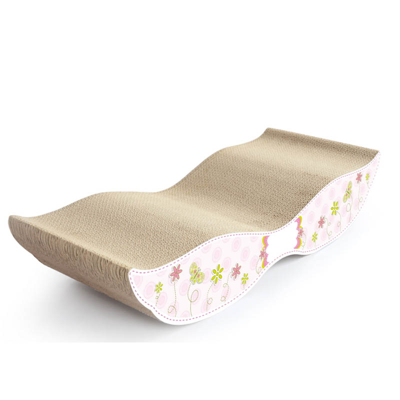 S-vorm Scratcher Bed Golfkarton Kat Huisdierenproducten