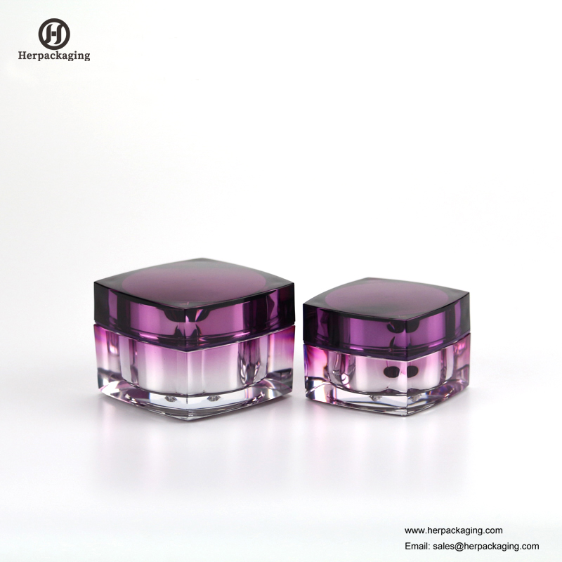 HXL215 Ronde lege cosmetische pot Dubbelwandige container Huidverzorgingspot