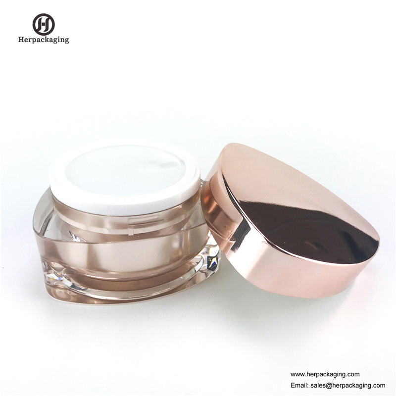 HXL219 luxe ronde lege acryl cosmetische pot