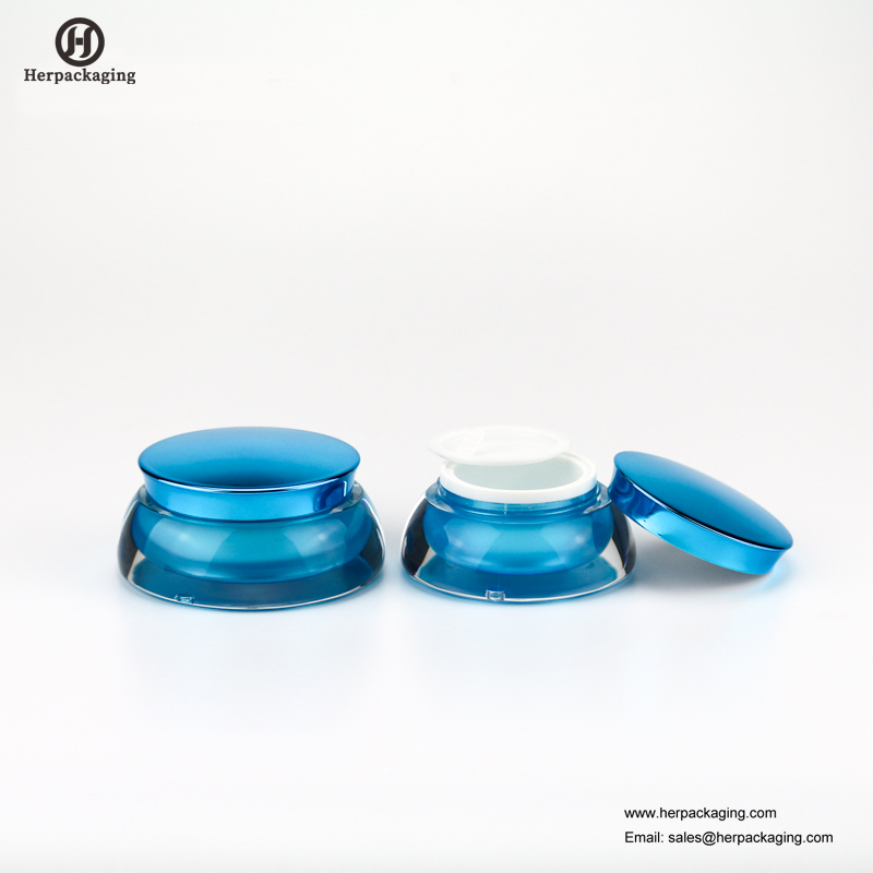 HXL222 luxe ronde lege acryl cosmetische pot