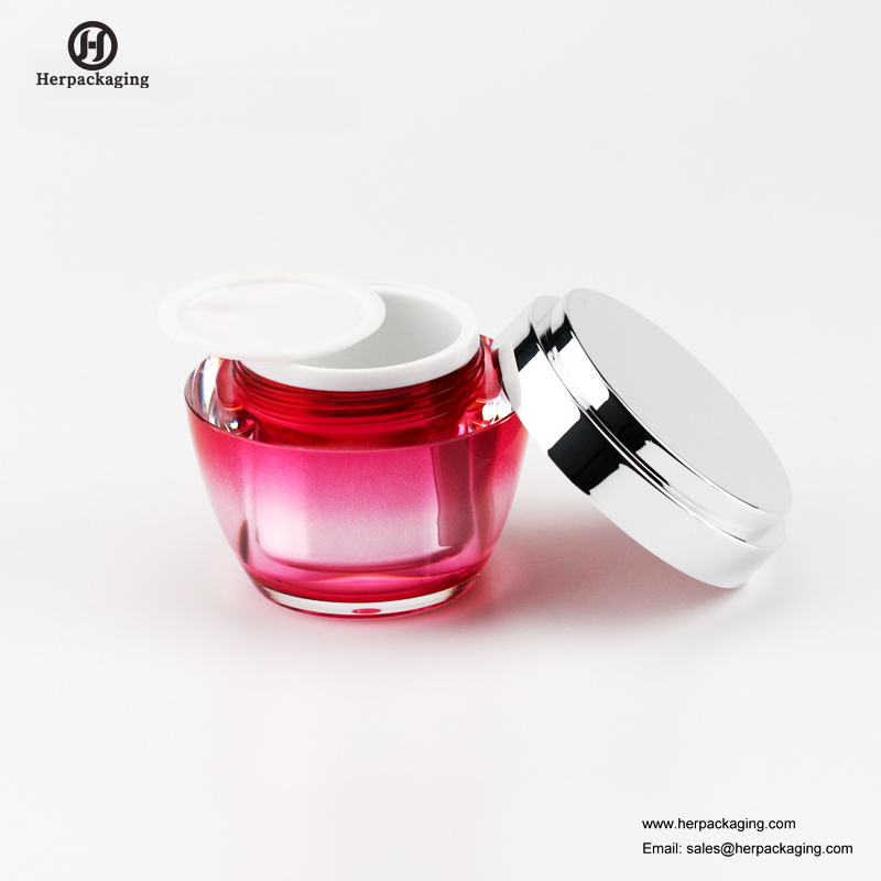 HXL232B Ronde lege cosmetische pot Dubbelwandige container Huidverzorgingspot