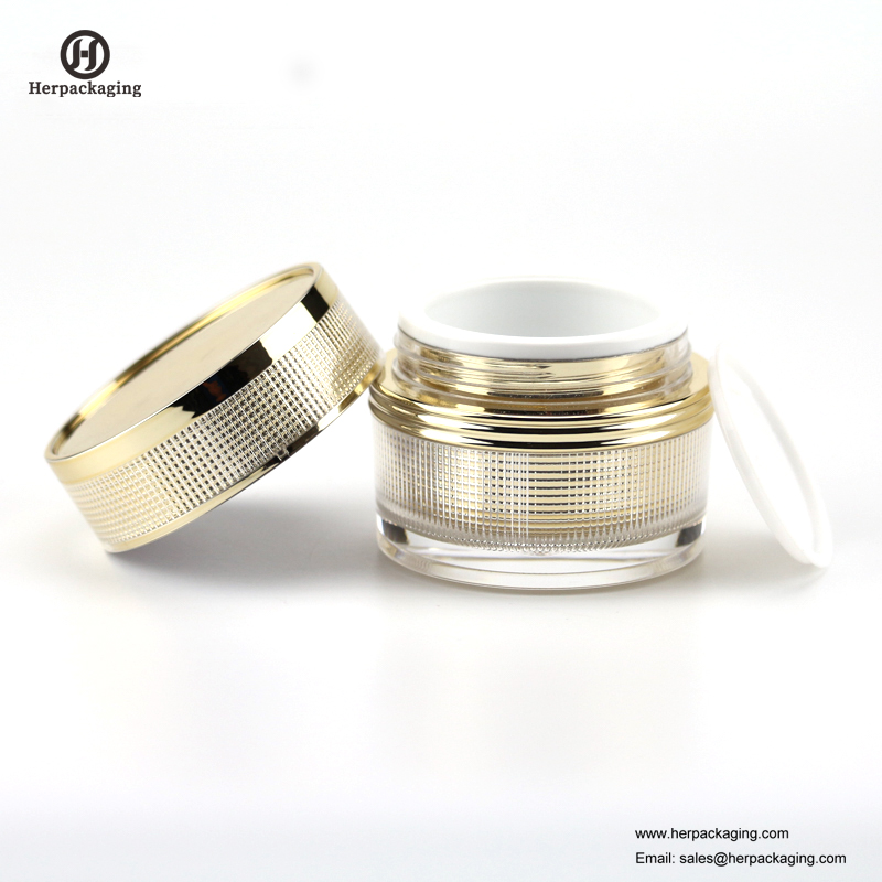 HXL236 luxe ronde lege acryl cosmetische pot
