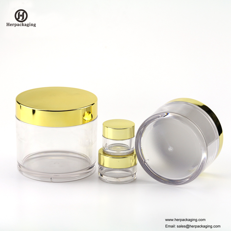 HXL237 luxe ronde lege acryl cosmetische pot