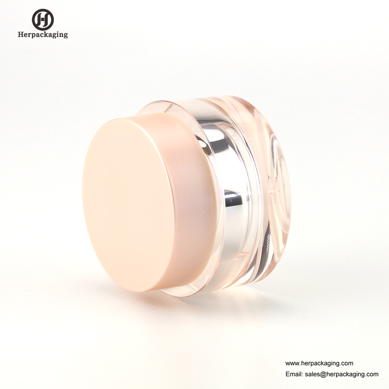 HXL238 luxe ronde lege acryl cosmetische pot
