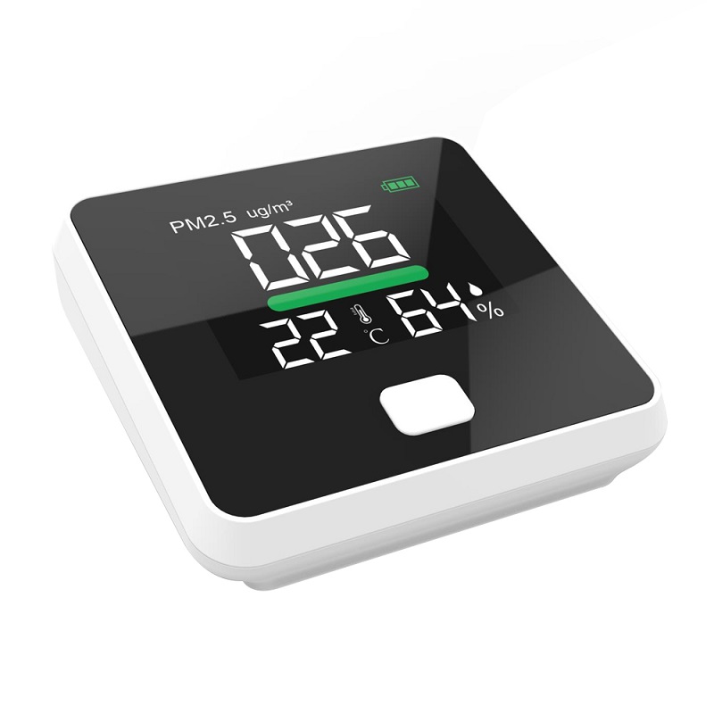 Dienmern DM103B Luchtkwaliteitsmeter Laser PM2.5 Detectietester Gasmonitor / Gasanalysator / Temperatuurvochtigheidsmeter Diagnostiek