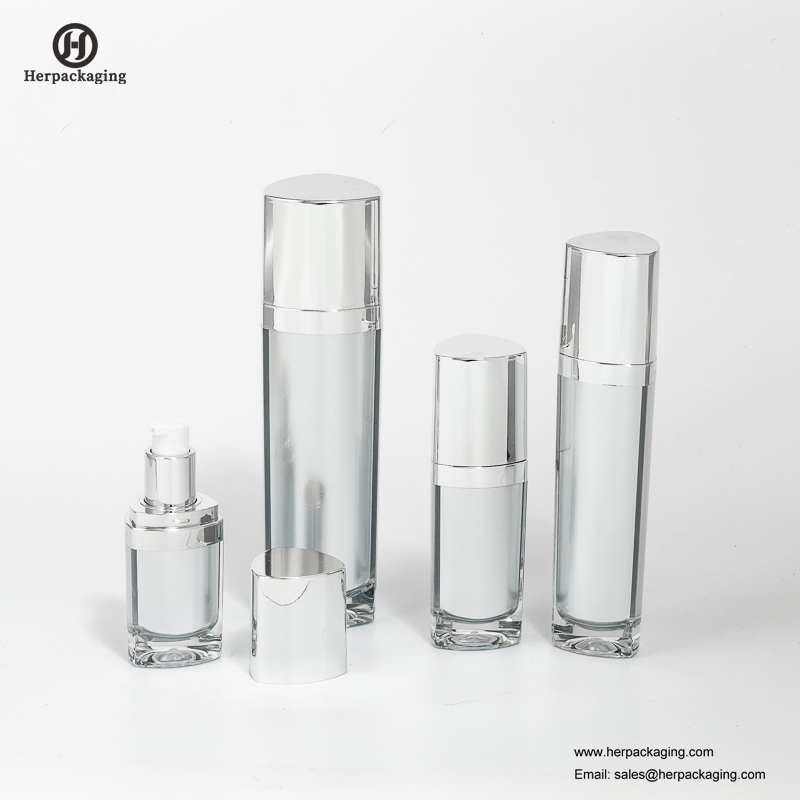HXL318 Lege acryl airless crème en lotionfles cosmetische verpakking verpakking voor huidverzorging