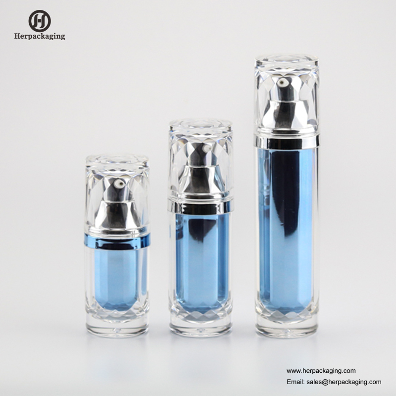 HXL328 Lege acryl airless crème en lotionfles cosmetische verpakking verpakking voor huidverzorging