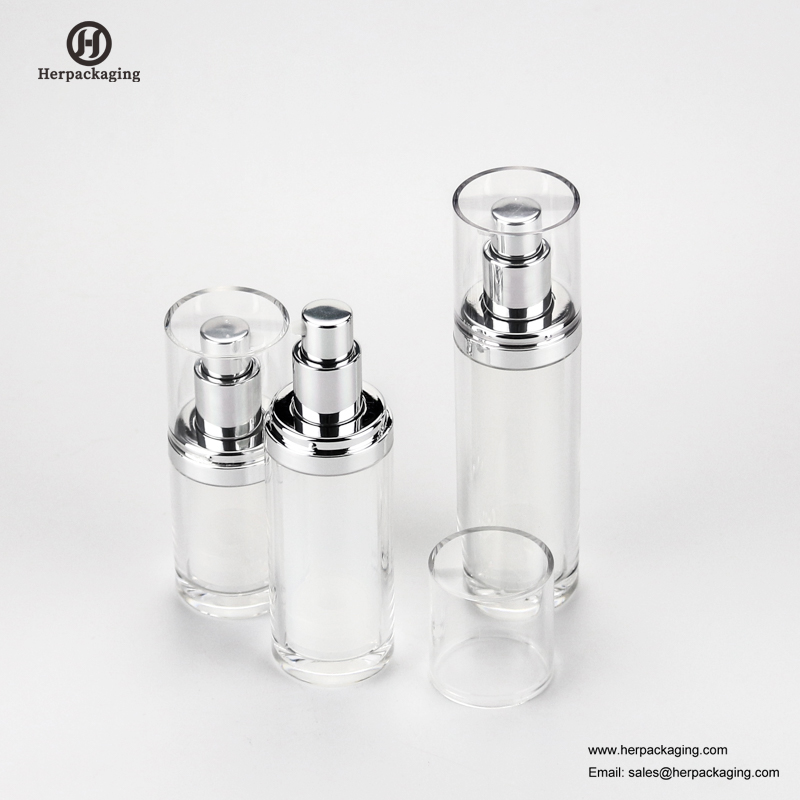 HXL412 Lege acryl airless crème en lotionfles cosmetische verpakking verpakking voor huidverzorging