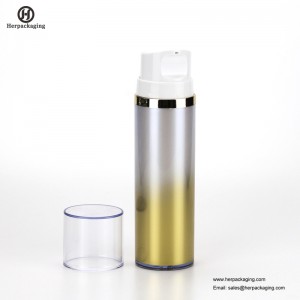 HXL415A Lege acryl airless crème en lotionfles cosmetische verpakking verpakking voor huidverzorging