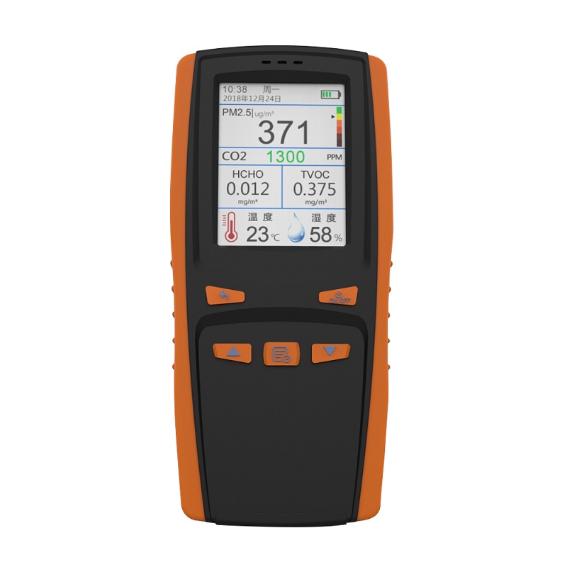 Draagbare detector Gas CO2-meter DM509 Luchtkwaliteitsbewakingssysteem PM2.5 stofdetector