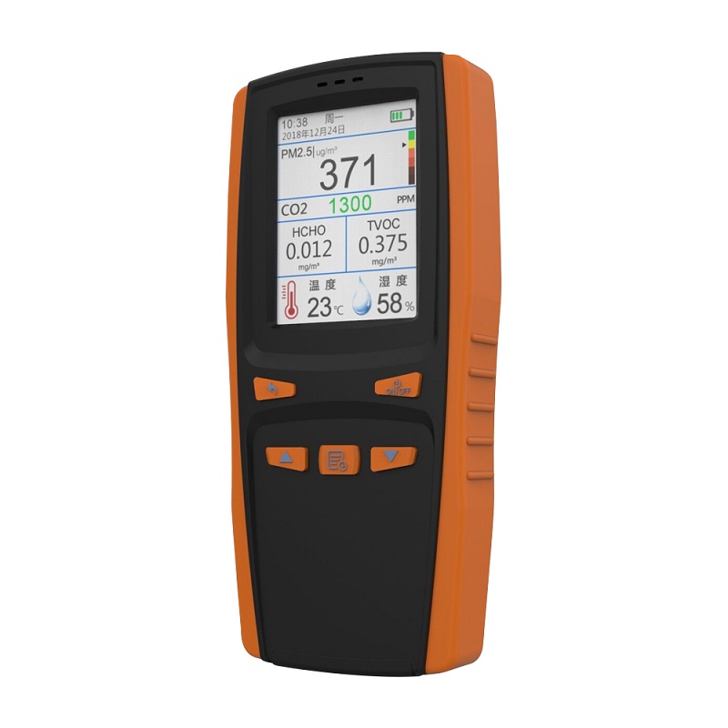 Draagbare detector Gas CO2-meter DM509 Luchtkwaliteitsbewakingssysteem PM2.5 stofdetector