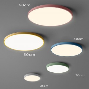 LED moderne acryllegering rond 5 cm Super dunne LED-lamp. LED-licht. Plafondverlichting. LED-plafondlamp. Plafondlamp voor foyer slaapkamer