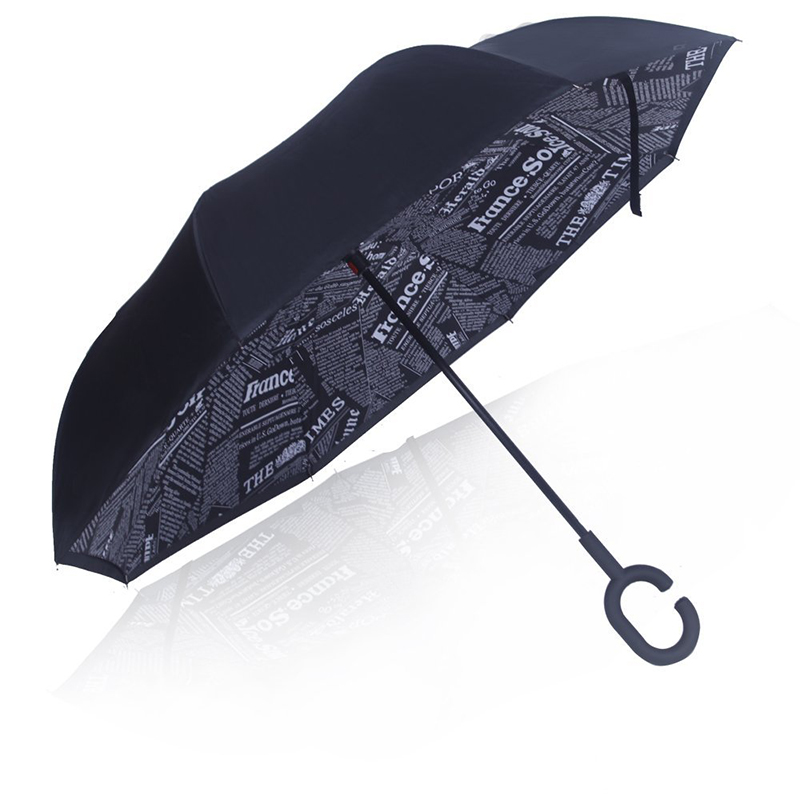 2019 Zelfstaande auto regenkleding omgekeerde bloemen omgekeerde paraplu