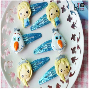 zeemeermin prinses Micky karton decoratie babygirl veilig haarspeld