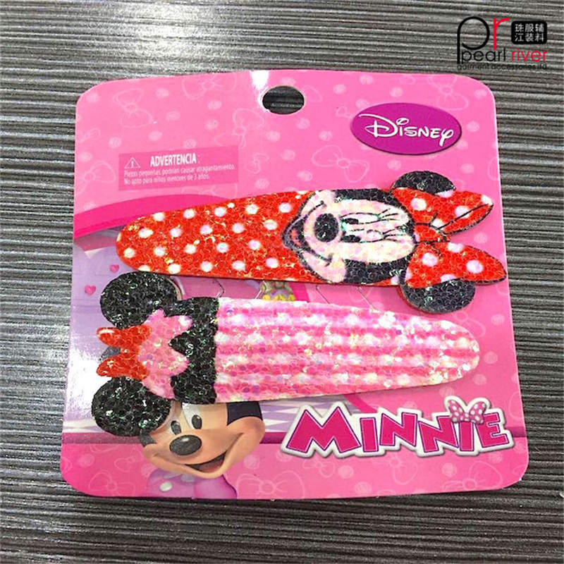 zeemeermin prinses Micky karton decoratie babygirl veilig haarspeld