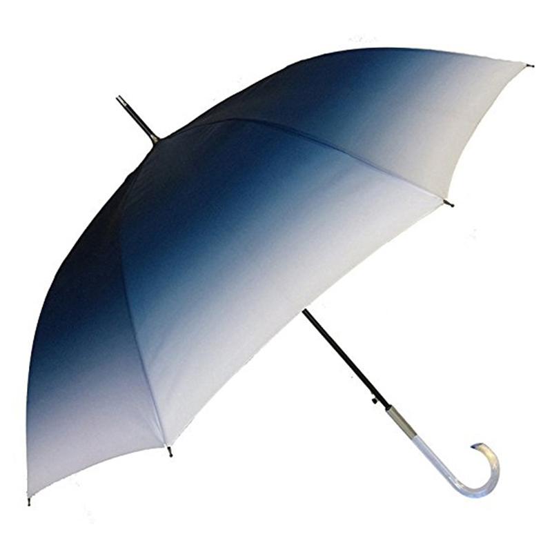 Rechte paraplu met open kleurverloop in kleur, marketing van 23 inch