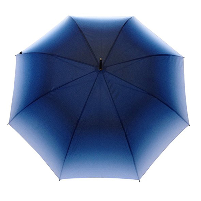 Rechte paraplu met open kleurverloop in kleur, marketing van 23 inch