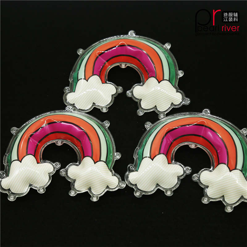 regenboog PVC gezwollen patch