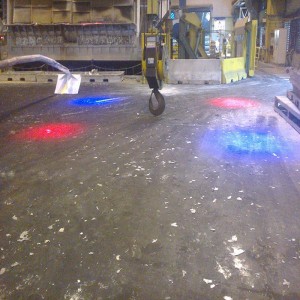 84-120W LED-kraanwaarschuwingslicht voor rode / blauwe kraanindicatorlichten