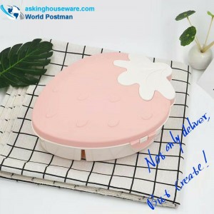 Aardbeien vorm snoep en meloen zaden container