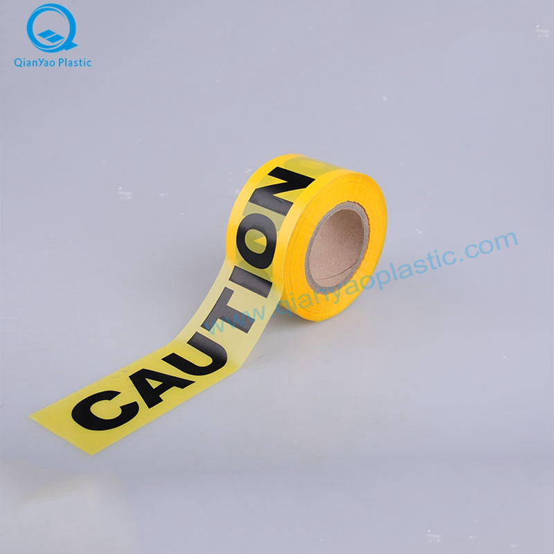 HDPE rood / wit waarschuwingstape fabriek; HDPE gele Caution Tape-fabriek; HDPE Rood GEVAAR Tape-fabriek